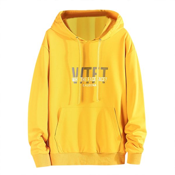 

womail sweatershirt men long sleeve men outdoor hoodies cap guard patchwork comfortable clothes blouse 2019 new style fashion, Black