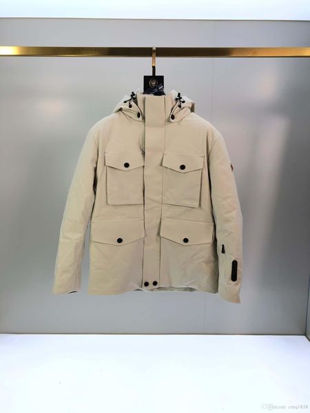 

2019 man new arrival sale men's guse chateau gray down jacket winter coat parka sale with outlet m-3xl, Black