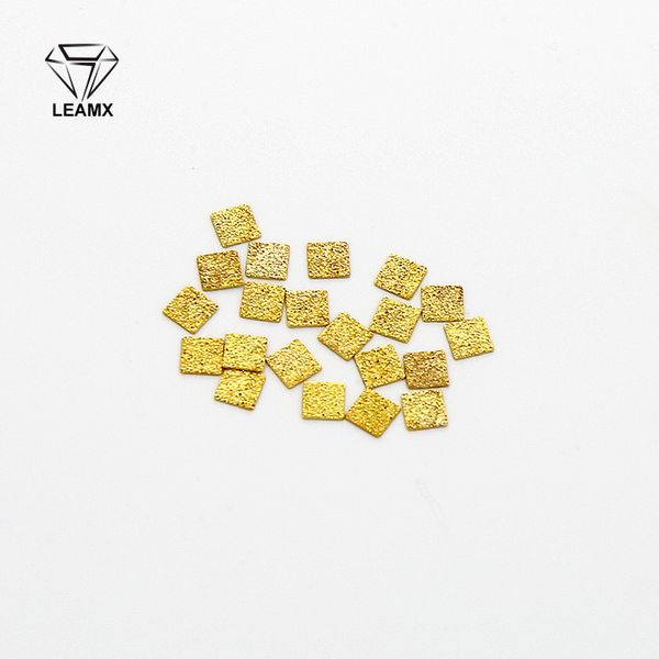 

about 1000 pcs/bag nail decoration sticker 3d stereo gold diamond shape nail manicure decorative charm alloy for manicure decor, Silver;gold