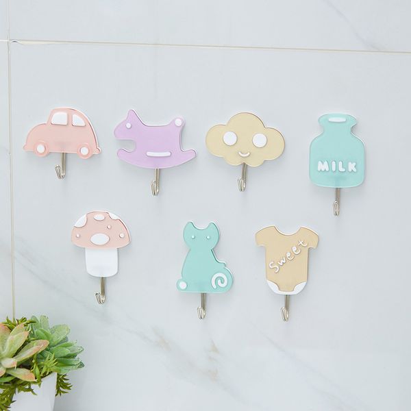 Wholesale Rails Decorative Coat Hook Wall Mounted Coat Rack
