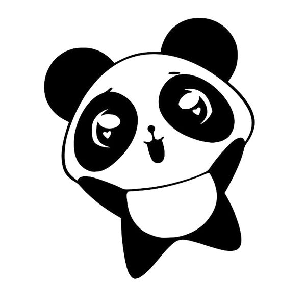 

16*12.9cm super cute panda car sticker cute and interesting fashion sticker decals vinyl car wrap decor decals