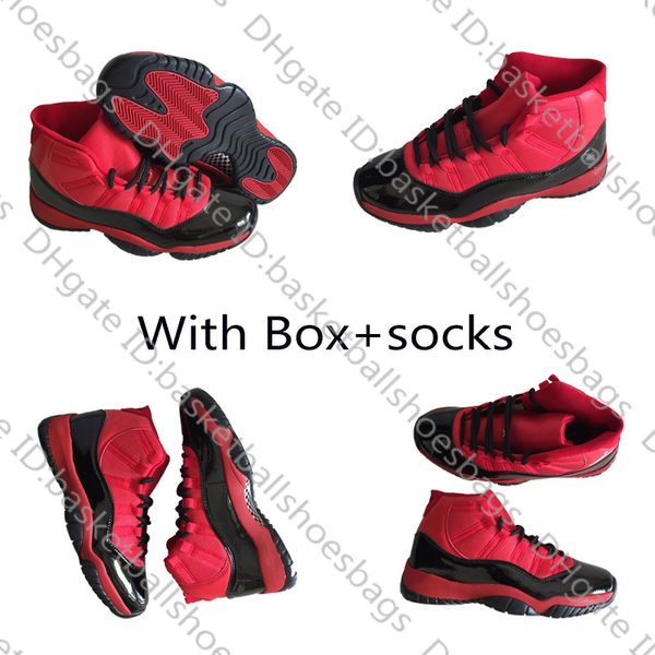 

designer j11 low slam dunk sports sneaker red basketball shoes patent leather black original shoes men sport shoes with box