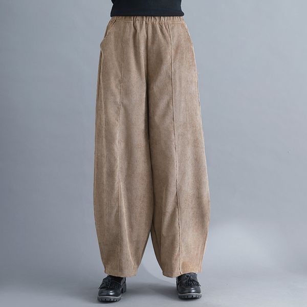 

светло-серый с вышивкой харлан эластичный пояс большой аршин досуга брюки, Blue