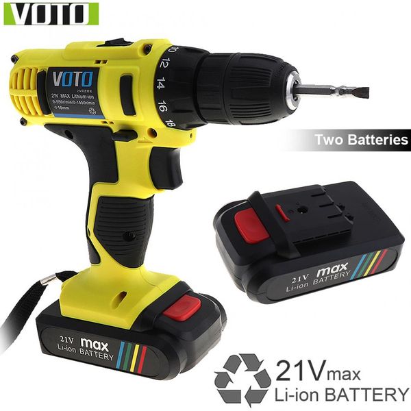 

voto 21v additional lithium-ion battery cordless electric drill hole electrical screwdriver hand driver wrench power tools