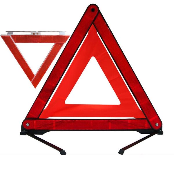 

car reflective triangle tripod emergency hazard warning sign vehicle ssign car tripod sreflector road safety