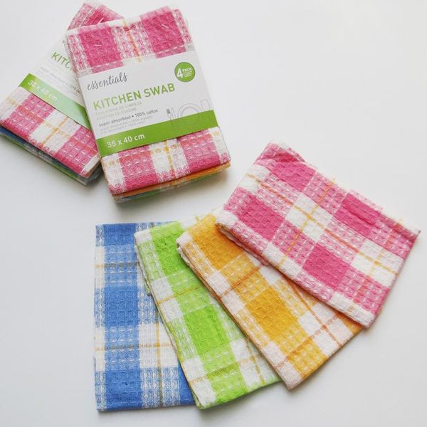 

4 шт простой тряпочка не нефтезагрязненные полотенца ткань для очистки для кухни двери окна мебели мойка