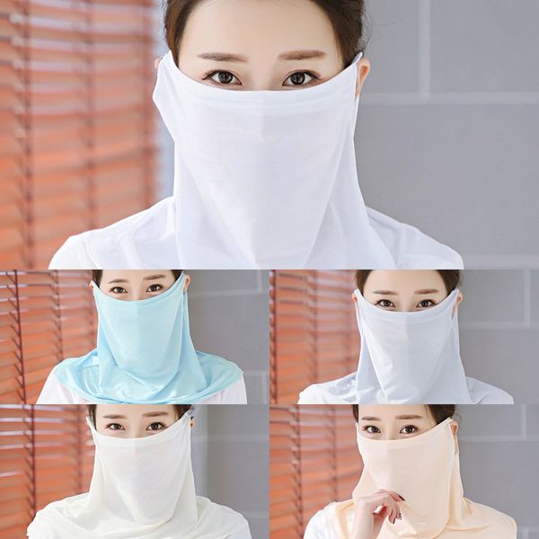 

afakh mask scarf stylish magic scarf neck cover outdoor sports windproof cycling headband face protector bandanas face mask, Black