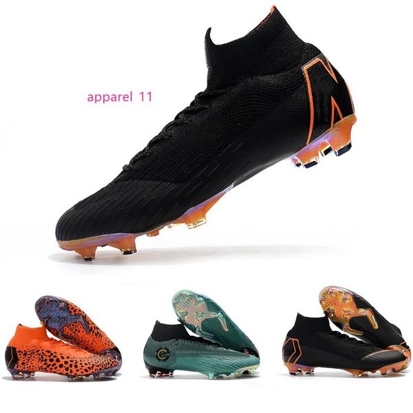 

mercurial superfly superflyx kj vi xii 360 elite ronaldo 6 12 cr7 fg tf ic высокие мужские женские мальчики футбольные бутсы cristiano футбо