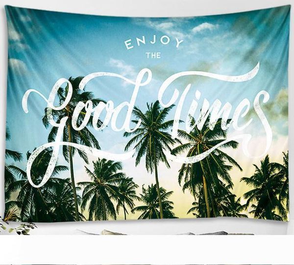 

wall hanging tapestry 150*130cm polyester bohemian tapestries scenery pattern blanket beach towels tree sunset shawl home decor gga3249-7