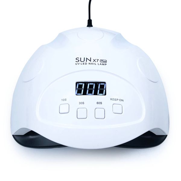 

led nail lamp auto sensor 90w sunx7plus uv lamp 42pcs leds for manicure gel nail dryer drying polish manicure tools