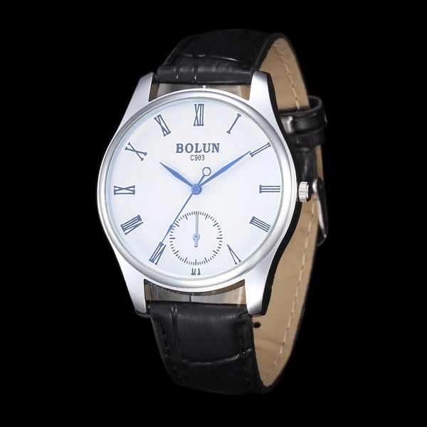 

watch men 2019 new stylish roman number dial quartz clock leather watch band male casual clock relogio masculino, Slivery;brown