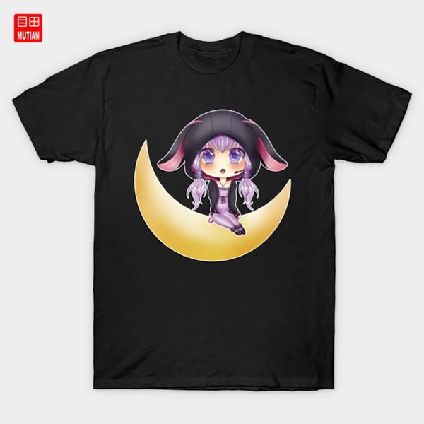 

moon idol t-shirt moon cute chibi anime manga idol vocaloid, White;black