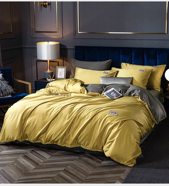 

luxury ab side silk bedsheet china silk bedspread bed linen cotton silk duvet cover sets bedsheet pillowcase home textile fb2005007