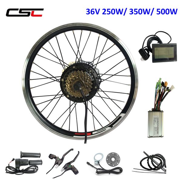 ebike motor wheel 36V 500W Conversion Kit LED880 Display for 20-29/" bicycle bike