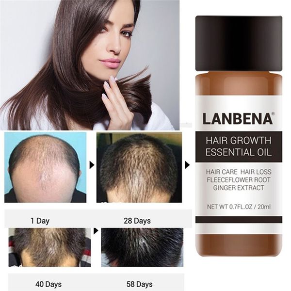 

new 1pcs 20ml lanbena fast powerful hair growth essence essential oil liquid treatment preventing hair loss hair care products