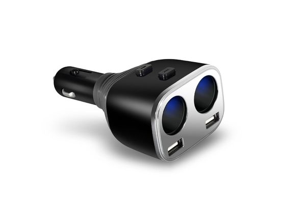 

car charger cigarette lighter one for two cigarettes car charger dual 2 usb power adapter