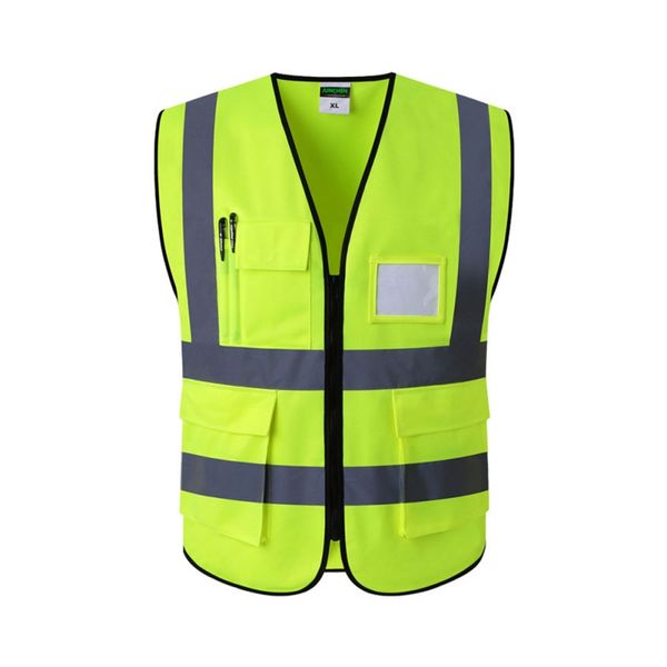 

2019 reflective vest construction engineering safety protective clothing traffic warning green car fluorescent coat