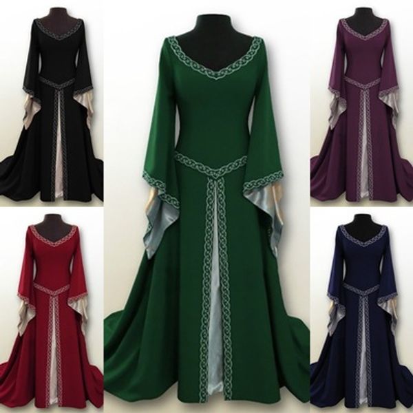 

ramadan muslim evening dresses vintage arabic abaya dubai evening gowns long sleeve dresses evening wear caftan prom dress 2019, Black;red