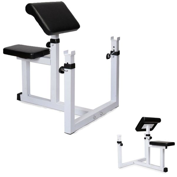 

new arm curl weight bench seated commercial preacher dumbbell biceps home gym