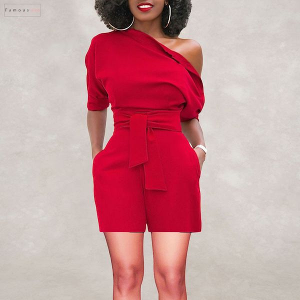 

sexy для bodysuit с плеча женщин женщины ruffle короткие ромпер мода повседневная комбинезон плюс размер мода комбинезон, Black;white