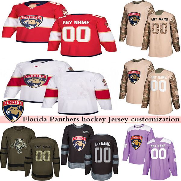 

2019 news florida panthers hockey jerseys multiple styles mens custom any name any number hockey jerseys, Black;red