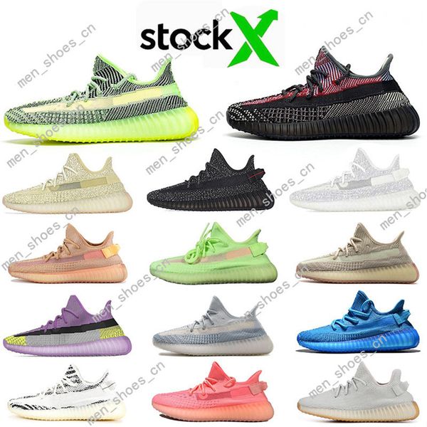

лучшие kanye west earth yecheil desert sage кроссовки шлак мужчины женщины облако белой глины статическая светоотражающие zebra тренеры крос