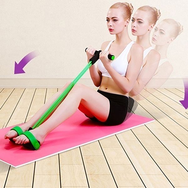 

fitness elastic sit up pull rope abdominal exerciser home professional sport equipment