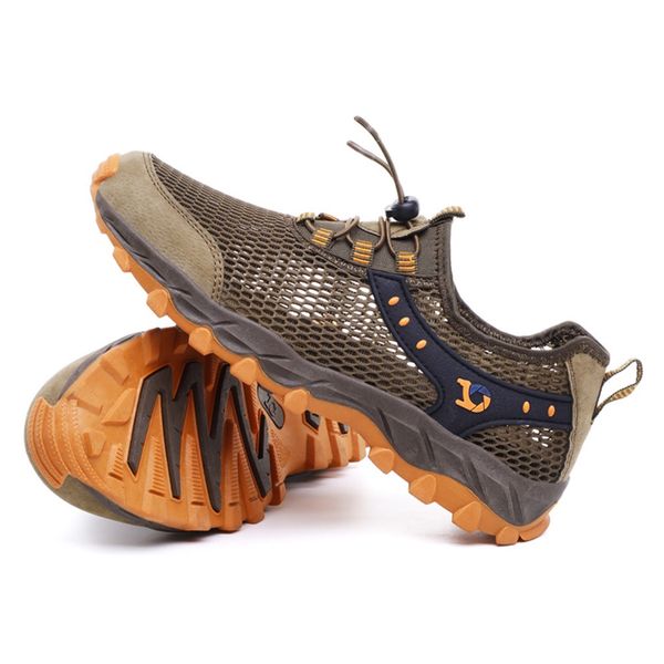 

sagace sneakers summer couple black ventilation breathable hollow mesh shoes climbing non-slip upstream anti-skid sneakers x0114