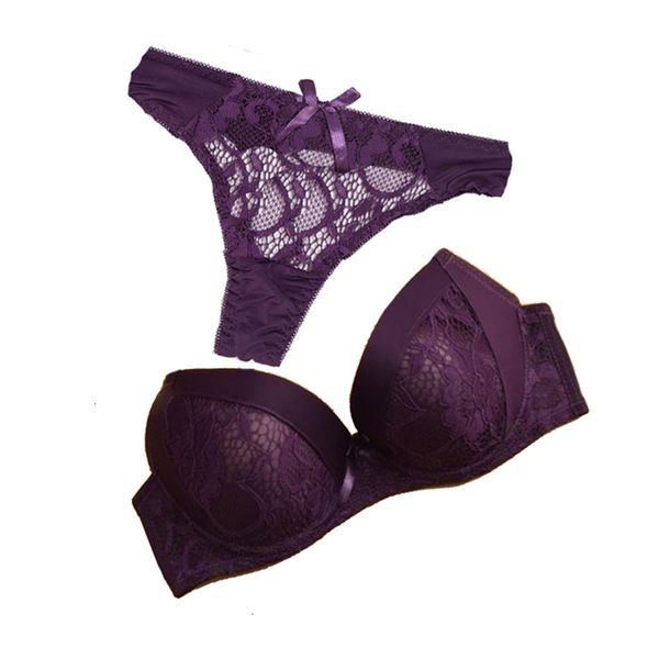

bra set leopard lace push up women 85 90 95 bra brief sets breathable cotton underwear and panty set, Red;black
