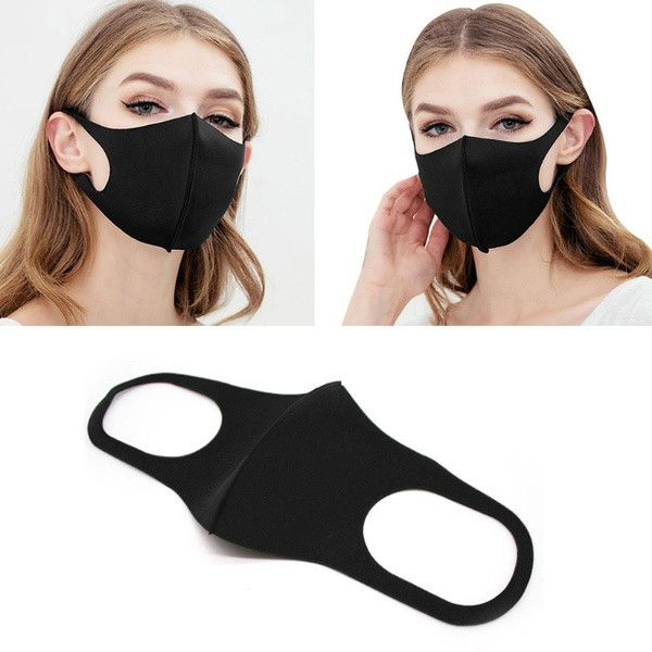 

unisex губка пыле pm2.5 загрязнения половина лица рот маска с breath широкими бретельками моющийся многоразово