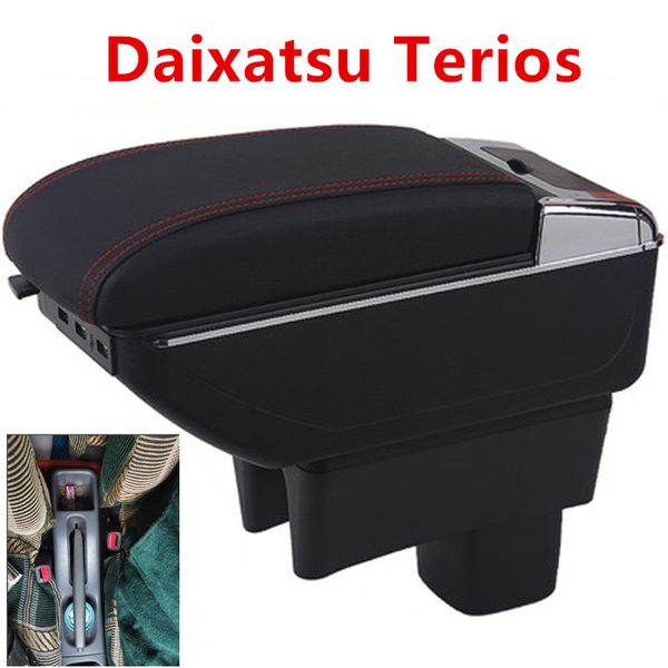 

for daixatsu terios armrest box double layer with usb
