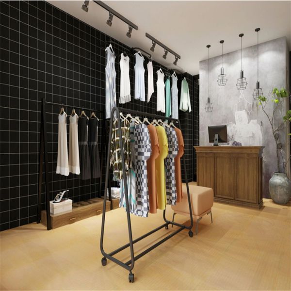 

simple self-adhesive thickened plaid adhesive pvc waterproof wall paper bedroom living room wall stickers