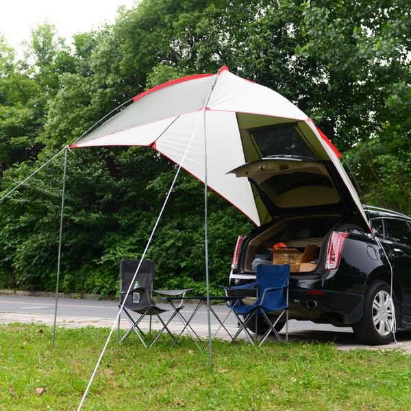 

5-8 people ultralight rain-proof portable outdoor camping sun shelter of self-driving tour barbecue beach canopy tent 2.4*1.9*2m