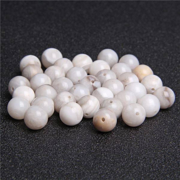 

natural stone white crazy agates natural stone round loose beads 4 6 8 10 mm fit diy fashion jewelry making accessories