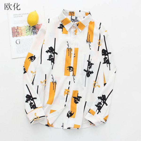 

plus size boho shirt women blouse 2020 summer long sleeve white chiffon vintage blusa feminina womens and blouses 2xl
