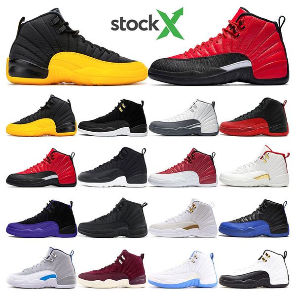 

новые люди тренеры баскетбольной обуви 12s reverse flu game dark concord университета золотой волк темно-серый обратный такси спортивные кро