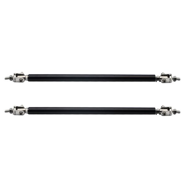 

2x регулируемый передний бампер lip splitter strut tie bar поддержка rod