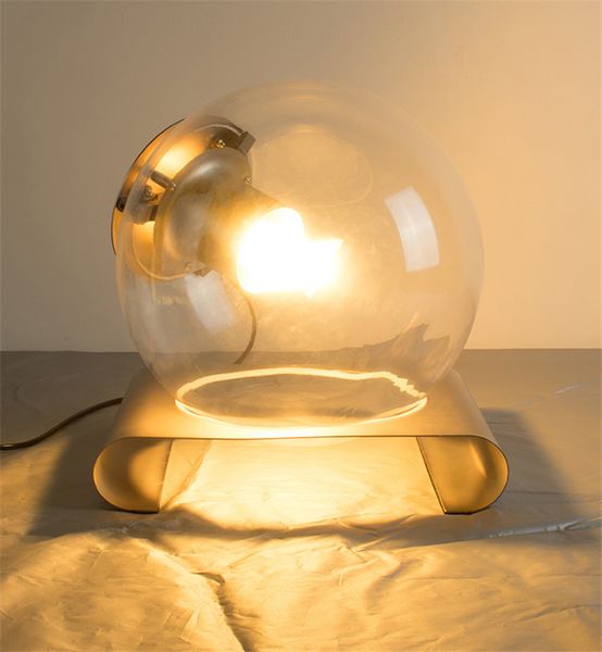 2019 Modern Clear Glass Table Lamps Decor Art Ball Table Light Globe Desk Lamp For Bedroom Beside Eye Room Home Lighting Ta008 From Cindyyan713