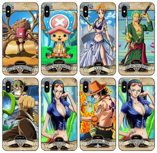 

tongtrade] one piece luffy and partner case for apple iphone 11 pro xs max 8s 7s 6s samsung s10 lite s10 5g honor v10 redmi note 8 case