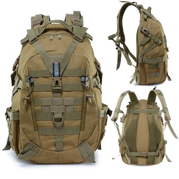 

40l camping backpack bag men travel bags tactical army molle climbing rucksack hiking hunting outdoor sports backpack
