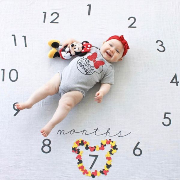 

baby blanket newborn swaddle stroller bedding wrap p background monthly growth number pgraphy props outfits