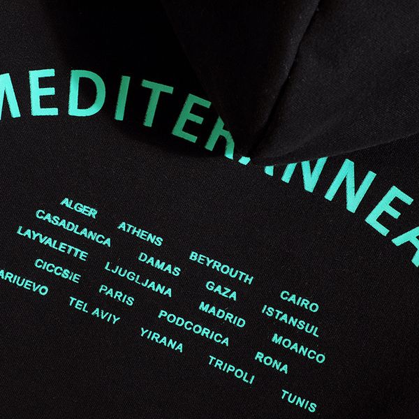 

новое прибытие мода топы мужская свитер с капюшоном дизайнер с длинным рукавом повседневная для весна осень одежда два цвета m-3xl доступно, Black