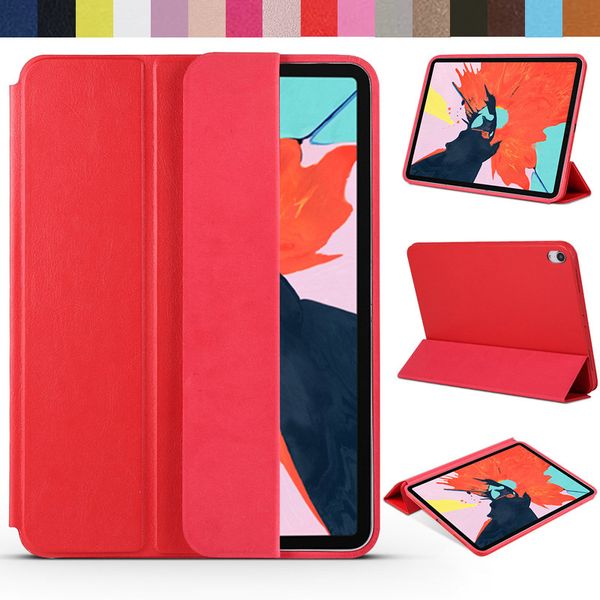 

For ipad pro 9 7 10 5 air mini typical pu leather microfiber inner lim tri fold with magnet mart ca e cover with package