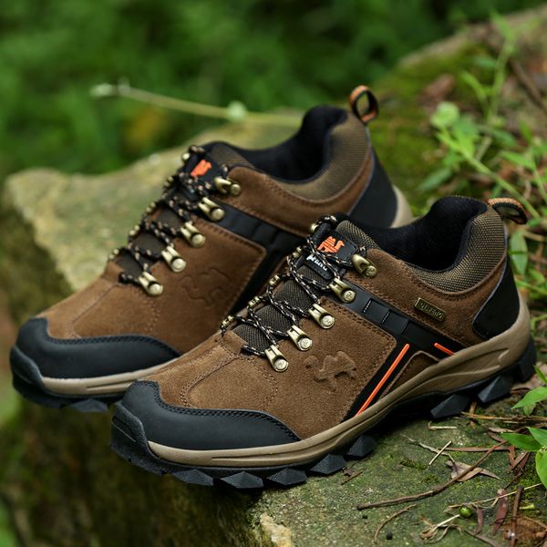 

zhi jia brand men's shoes athletic shoes outdoor mountain climbing hiking hiking autumn & winter genuine leather cow