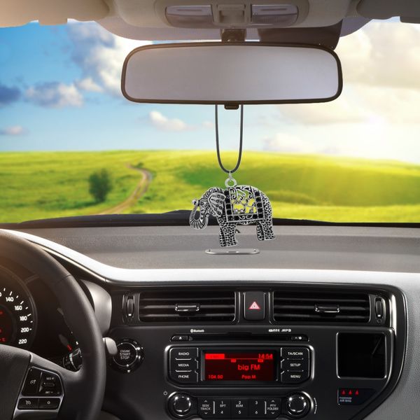 

car pendant hanging fashion cartoon elephant gifts auto interior ornaments decoration rear view mirror accessories car ornament