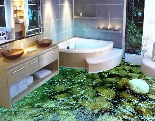 

self-adhesive] 3d underwater stone 1661 floor wallpaper mural wall print decal wall murals