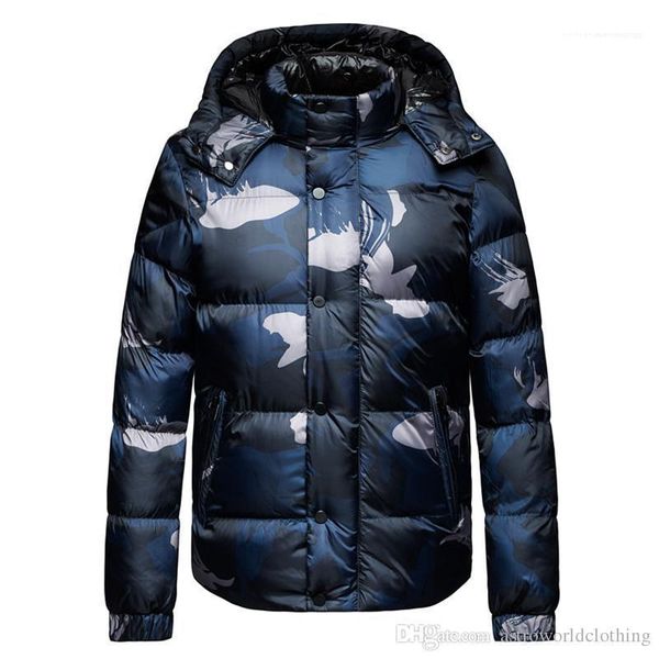 

контрастный цвет мужская верхняя одежда мода мужские пальто зима мужская дизайнерская куртка с длинным рукавом камуфляж o образным вырезом, Black