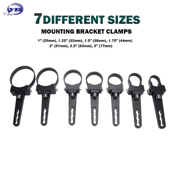 

1" 1.25" 1.5" 1.75" 2" 2.5" 3" aluminum tube bull/roll bar mount bracket clamps holder for off road car l