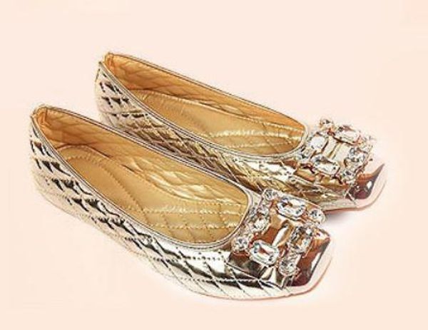 

2019 water drill women's shoes in spring and autumn with new style flat bottom square head @60, Black