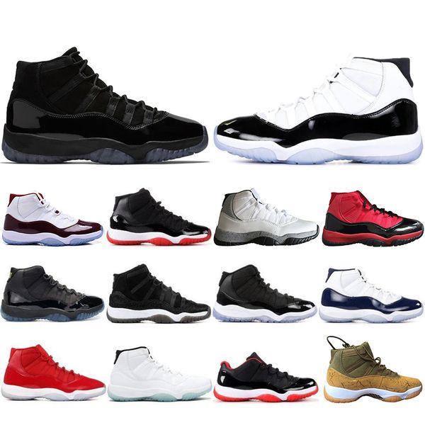 

new style 11 11s mens basketball shoes concord 45 atmosphere grey platinum tint space jam gym red designer men sport sneakers us 5-13